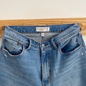 Abercrombie Kick flare ultra high rise curve love.